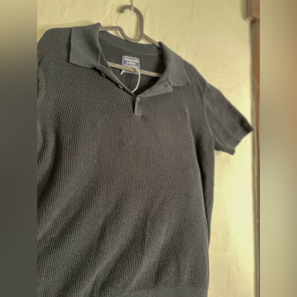Other - Black abercrombie & fitch polo size L
